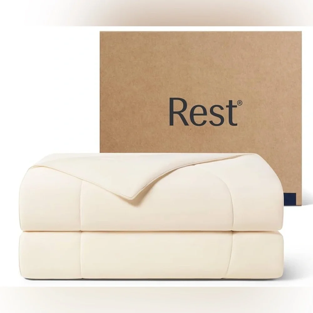 TWIN IVORY REST® Evercool® Cooling Comforter Blanket for Hot Sleepers